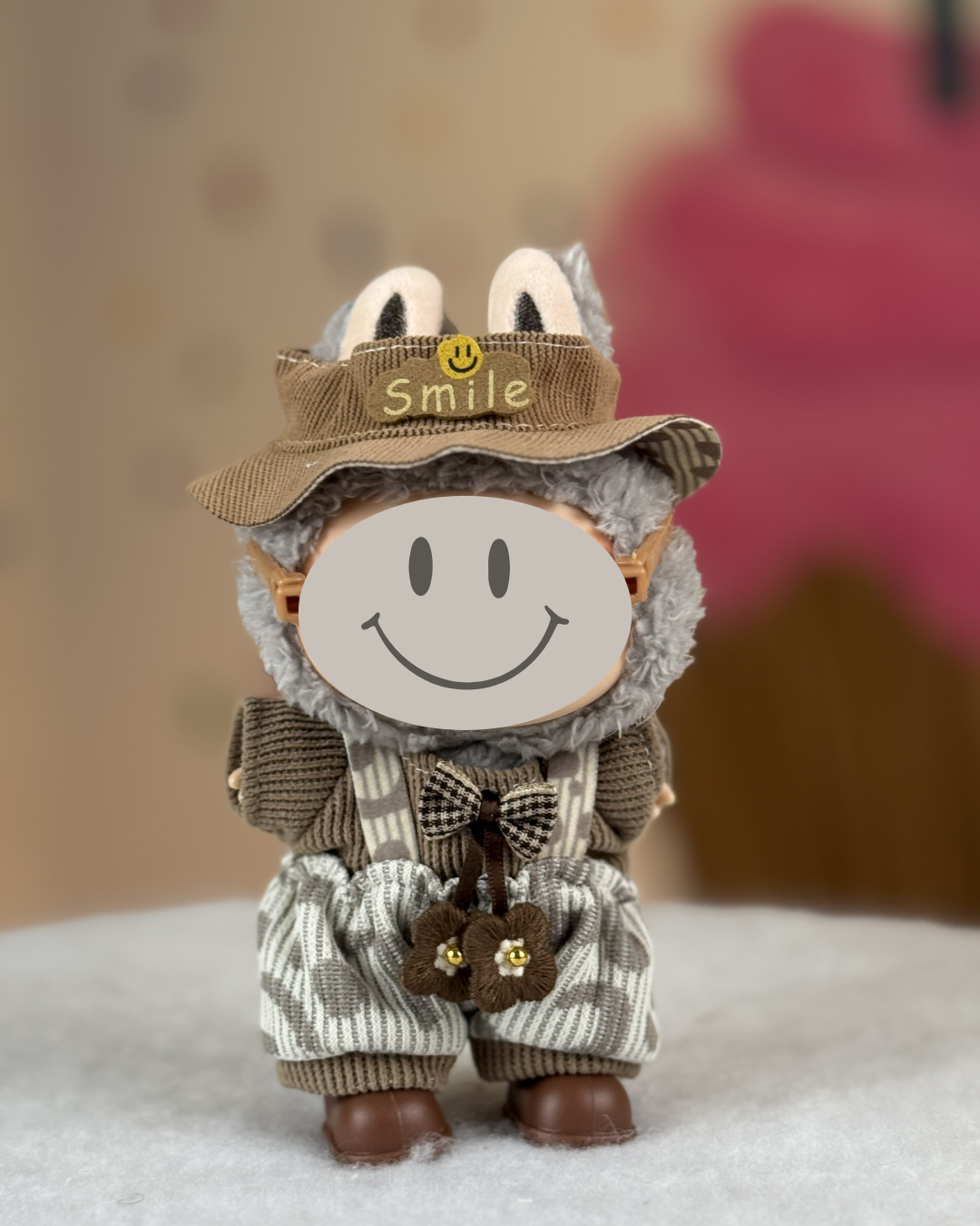 Outfit for Labubu – Corduroy Cutie “Smile” Fit 🤎